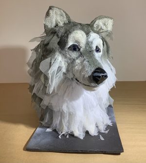 Veteran Series: Wolf Sculpture